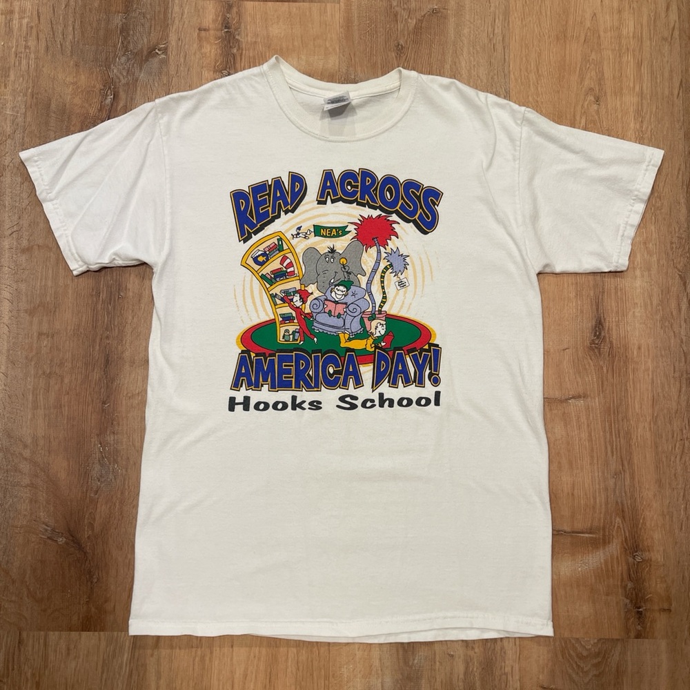 Dr. Seuss Read Across America Day Kids T-Shirt - White